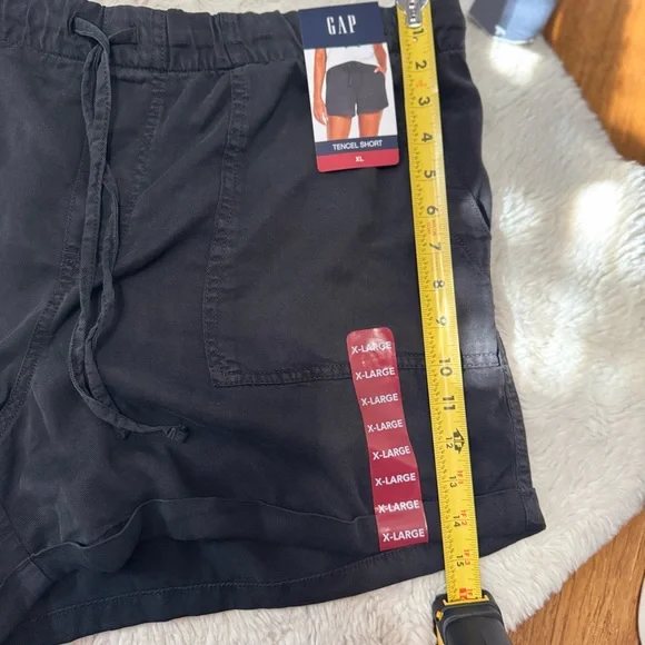 GAP tencel shorts women’s xl NWT black - Picture 9 of 10